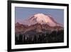 Mount Rainier at sunrise in Mount Rainier National Park, Washington State, USA-Chuck Haney-Framed Photographic Print