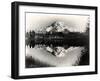 Mount Rainier From Spanaway Lake, 1922-Asahel Curtis-Framed Giclee Print