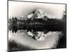 Mount Rainier From Spanaway Lake, 1922-Asahel Curtis-Mounted Giclee Print