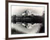 Mount Rainier From Spanaway Lake, 1922-Asahel Curtis-Framed Giclee Print