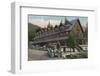 'Mount Rainier National Park Inn', c1916-Asahel Curtis-Framed Photographic Print