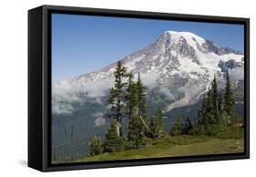 Mount Rainier National Park, Mount Rainier-Ken Archer-Framed Stretched Canvas