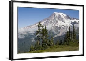 Mount Rainier National Park, Mount Rainier-Ken Archer-Framed Photographic Print