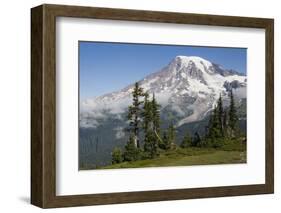 Mount Rainier National Park, Mount Rainier-Ken Archer-Framed Photographic Print