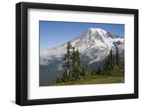 Mount Rainier National Park, Mount Rainier-Ken Archer-Framed Photographic Print