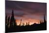 Mount Rainier National Park, Sunset-Ken Archer-Mounted Photographic Print