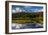 Mount Rainier National Park, Washington: Sunset At Reflection Lakes With Mount Rainier In The Bkgd-Ian Shive-Framed Photographic Print