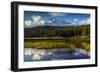 Mount Rainier National Park, Washington: Sunset At Reflection Lakes With Mount Rainier In The Bkgd-Ian Shive-Framed Photographic Print