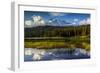 Mount Rainier National Park, Washington: Sunset At Reflection Lakes With Mount Rainier In The Bkgd-Ian Shive-Framed Photographic Print