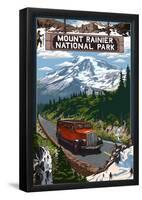 Mount Rainier National Park-null-Framed Poster