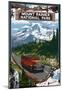 Mount Rainier National Park-null-Mounted Poster