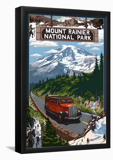 Mount Rainier National Park-null-Framed Poster