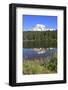 Mount Rainier Reflected in a Lake, Washington State, USA-Mark Taylor-Framed Photographic Print