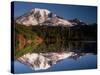 Mount Rainier Reflected in Bench Lake-John McAnulty-Stretched Canvas