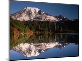 Mount Rainier Reflected in Bench Lake-John McAnulty-Mounted Photographic Print