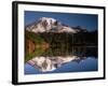 Mount Rainier Reflected in Bench Lake-John McAnulty-Framed Photographic Print