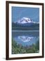 Mount Rainier - Reflection Lake - Image Only-Lantern Press-Framed Art Print