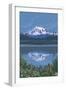 Mount Rainier - Reflection Lake - Image Only-Lantern Press-Framed Art Print