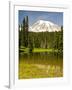 Mount Rainier, Reflection Lakes, Mount Rainier National Park, Washington State, USA-Michel Hersen-Framed Photographic Print