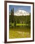 Mount Rainier, Reflection Lakes, Mount Rainier National Park, Washington State, USA-Michel Hersen-Framed Photographic Print