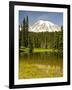 Mount Rainier, Reflection Lakes, Mount Rainier National Park, Washington State, USA-Michel Hersen-Framed Photographic Print