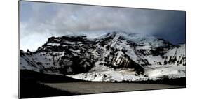 Mount Rainier's North Face Featuring the Classic Alpine Route: Liberty Ridge-Dan Holz-Mounted Photographic Print