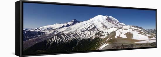 Mount Rainier View-Douglas Taylor-Framed Stretched Canvas