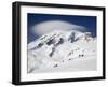 Mount Rainier with Lenticular Cloud over Summit, Mount Rainier National Park, Washington, Usa-Jamie & Judy Wild-Framed Photographic Print