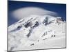 Mount Rainier with Lenticular Cloud over Summit, Mount Rainier National Park, Washington, Usa-Jamie & Judy Wild-Mounted Photographic Print