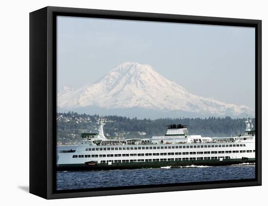 Mount Rainier-Ted S. Warren-Framed Stretched Canvas