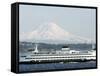 Mount Rainier-Ted S. Warren-Framed Stretched Canvas