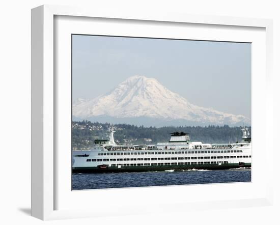 Mount Rainier-Ted S. Warren-Framed Premium Photographic Print
