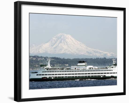 Mount Rainier-Ted S. Warren-Framed Photographic Print