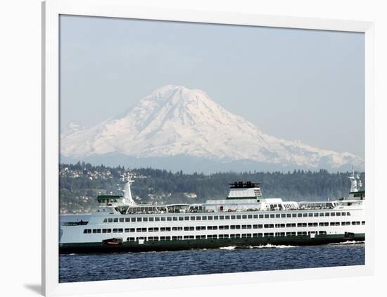 Mount Rainier-Ted S. Warren-Framed Photographic Print