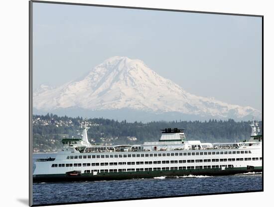 Mount Rainier-Ted S. Warren-Mounted Photographic Print