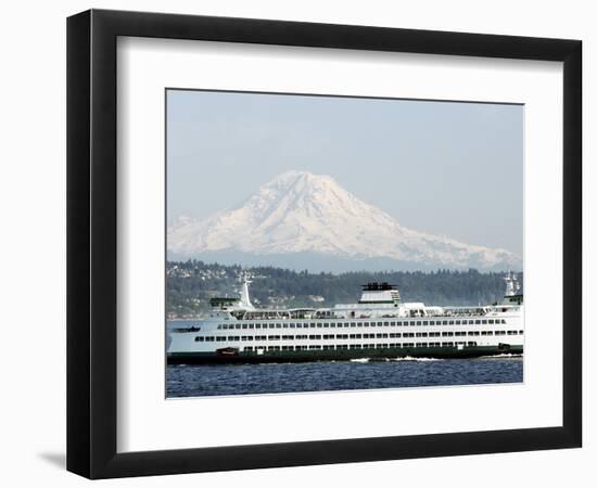 Mount Rainier-Ted S. Warren-Framed Photographic Print