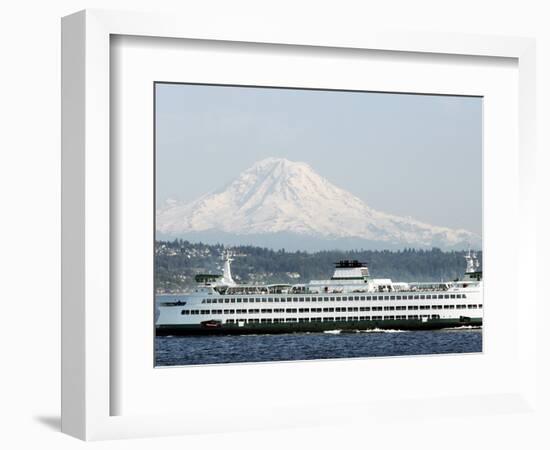 Mount Rainier-Ted S. Warren-Framed Photographic Print