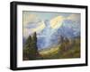 Mount Rainier-Lionel E. Salmon-Framed Giclee Print