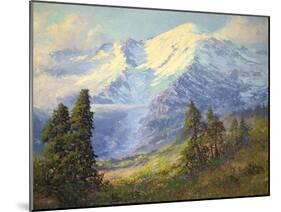 Mount Rainier-Lionel E. Salmon-Mounted Giclee Print