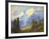 Mount Rainier-Lionel E. Salmon-Framed Giclee Print