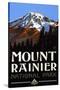 Mount Renair National Park Poster-null-Stretched Canvas