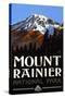 Mount Renair National Park Poster-null-Stretched Canvas
