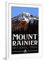 Mount Renair National Park Poster-null-Framed Art Print