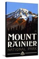 Mount Renair National Park Poster-null-Stretched Canvas