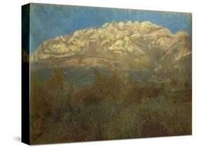 Mount Resegone, 1897-Gaetano Previati-Stretched Canvas