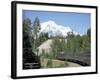 Mount Robson, Highest Peak in Canadian Rockies, 3964M, British Columbia-Tony Waltham-Framed Photographic Print