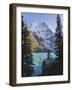 Mount Robson, UNESCO World Heritage Site, Canadian Rockies, British Columbia, Canada, North America-JIA HE-Framed Photographic Print