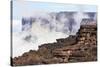 Mount Roraima Landscape with Clouds Background-zanskar-Stretched Canvas