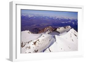 Mount Ruapehu Volcano, New Zealand-Dr. Juerg Alean-Framed Photographic Print