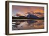 Mount Rundle Rising Above Vermillion Lakes Drive at Sunset-Neale Clark-Framed Photographic Print